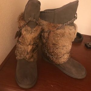 Australia Luxe Collective sheepskin boots.